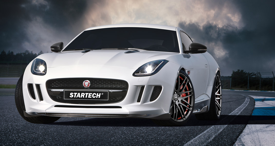 Тюнинг STARTECH для Jaguar F-Type 2016 2015 2014 2013. Чип-тюнинг, обвес, диски, выхлопная система, подвеска