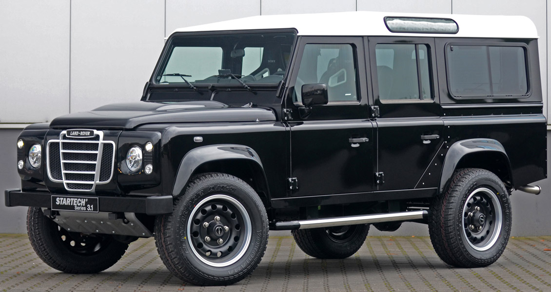 Тюнинг STARTECH для Land Rover Defender. Обвес, диски, выхлопная система