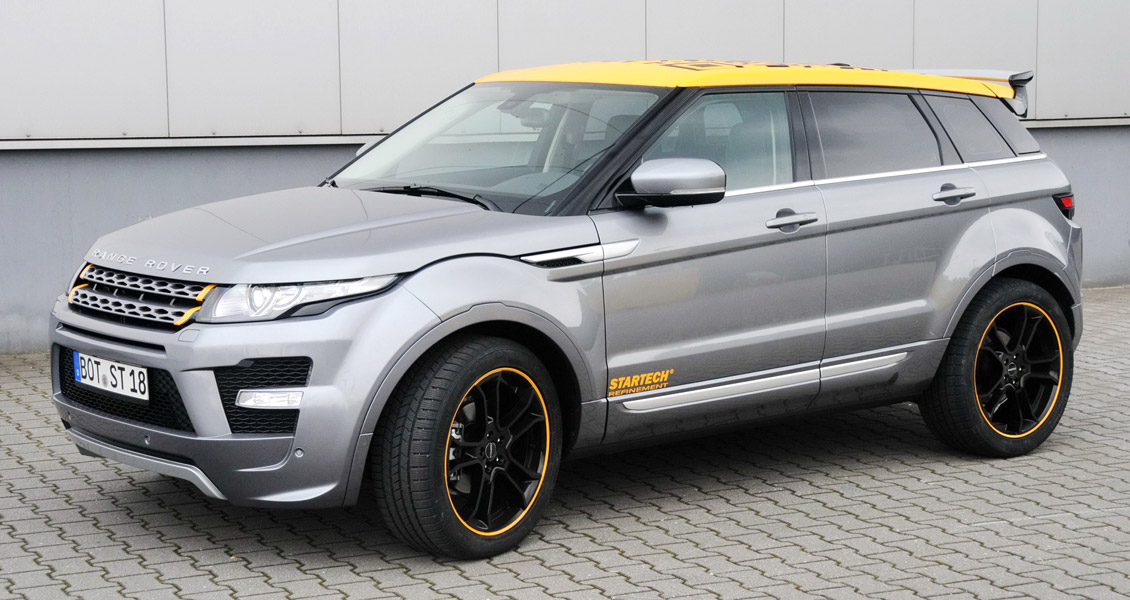 Тюнинг STARTECH для Range Rover Evoque 2018 2017 2016 2015 2014. Обвес, диски, выхлопная система